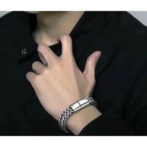 Stainless Steel Braided Double Row Front and Rear Fish Scale Alloy Magnetic Buck